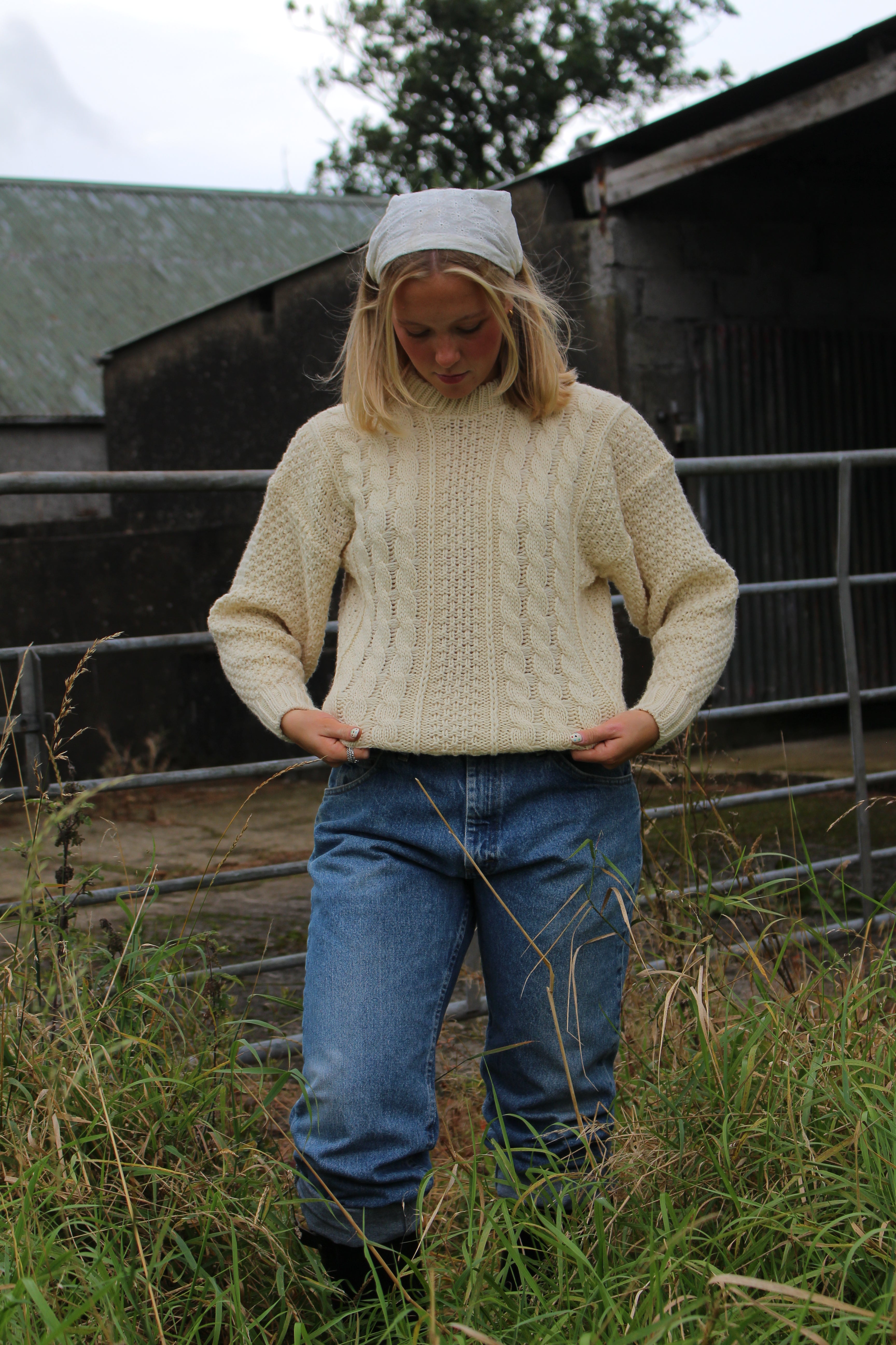 Vintage Cable Knit Jumper