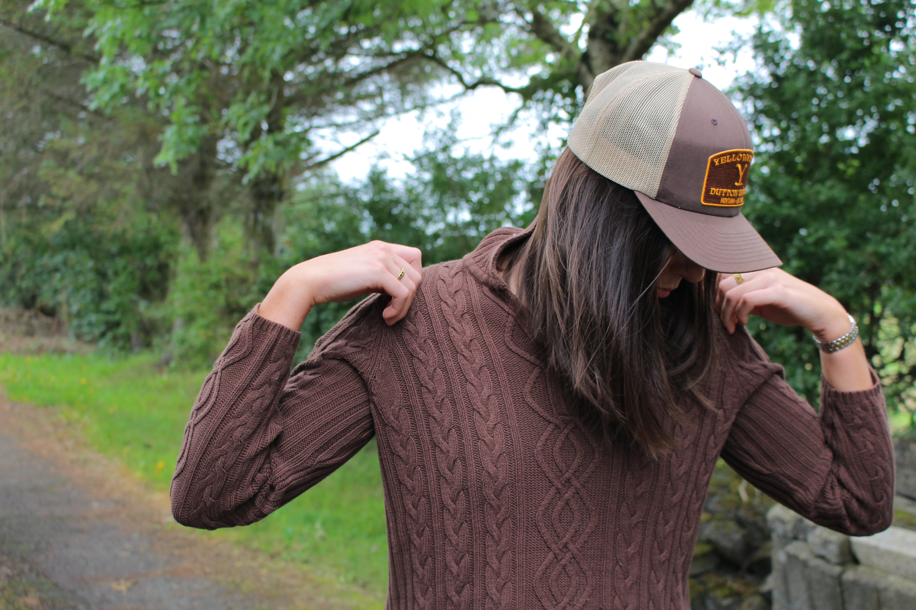St. John's Bay Brown Knit Jumper