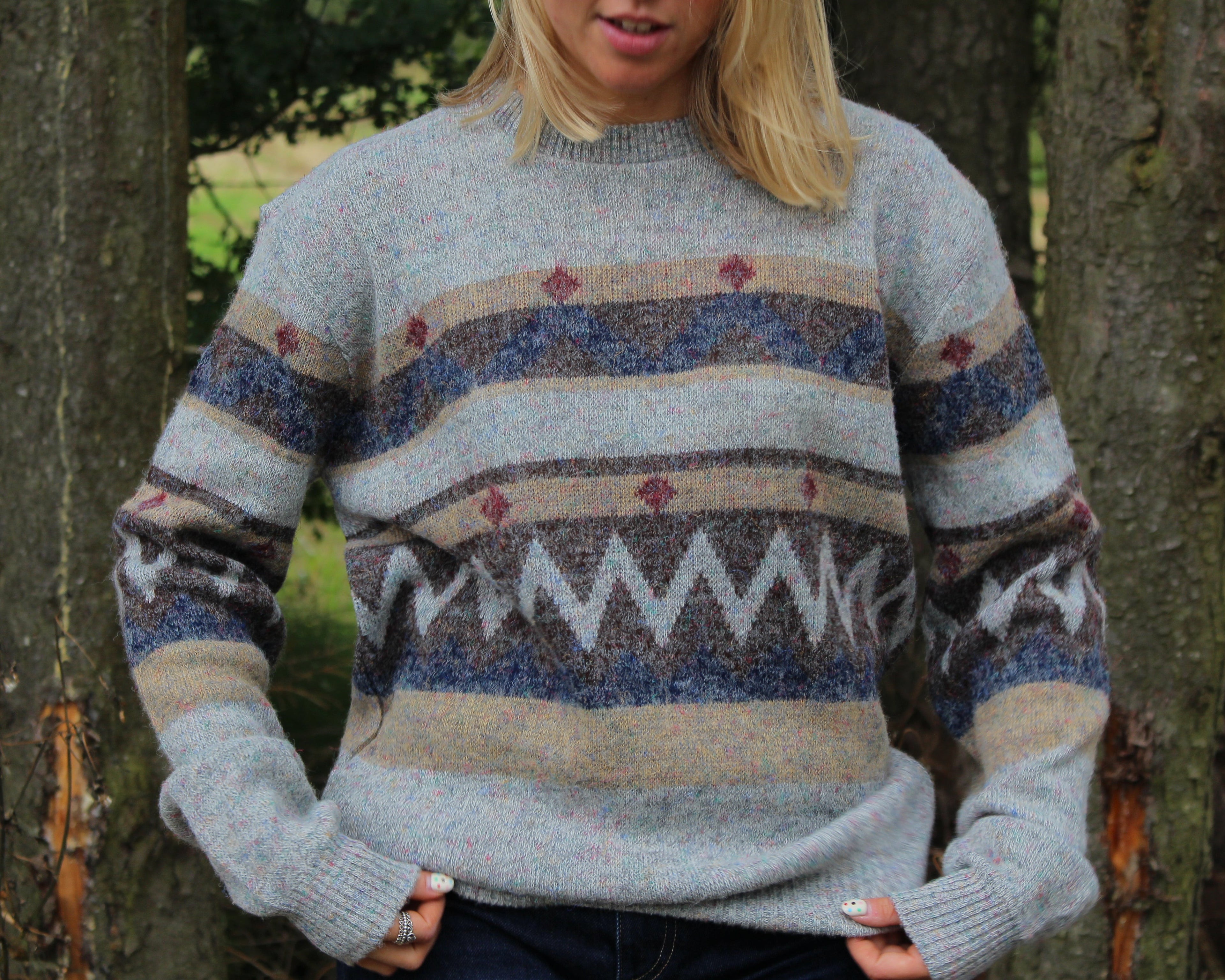 Buddy Vintage Grey Jumper