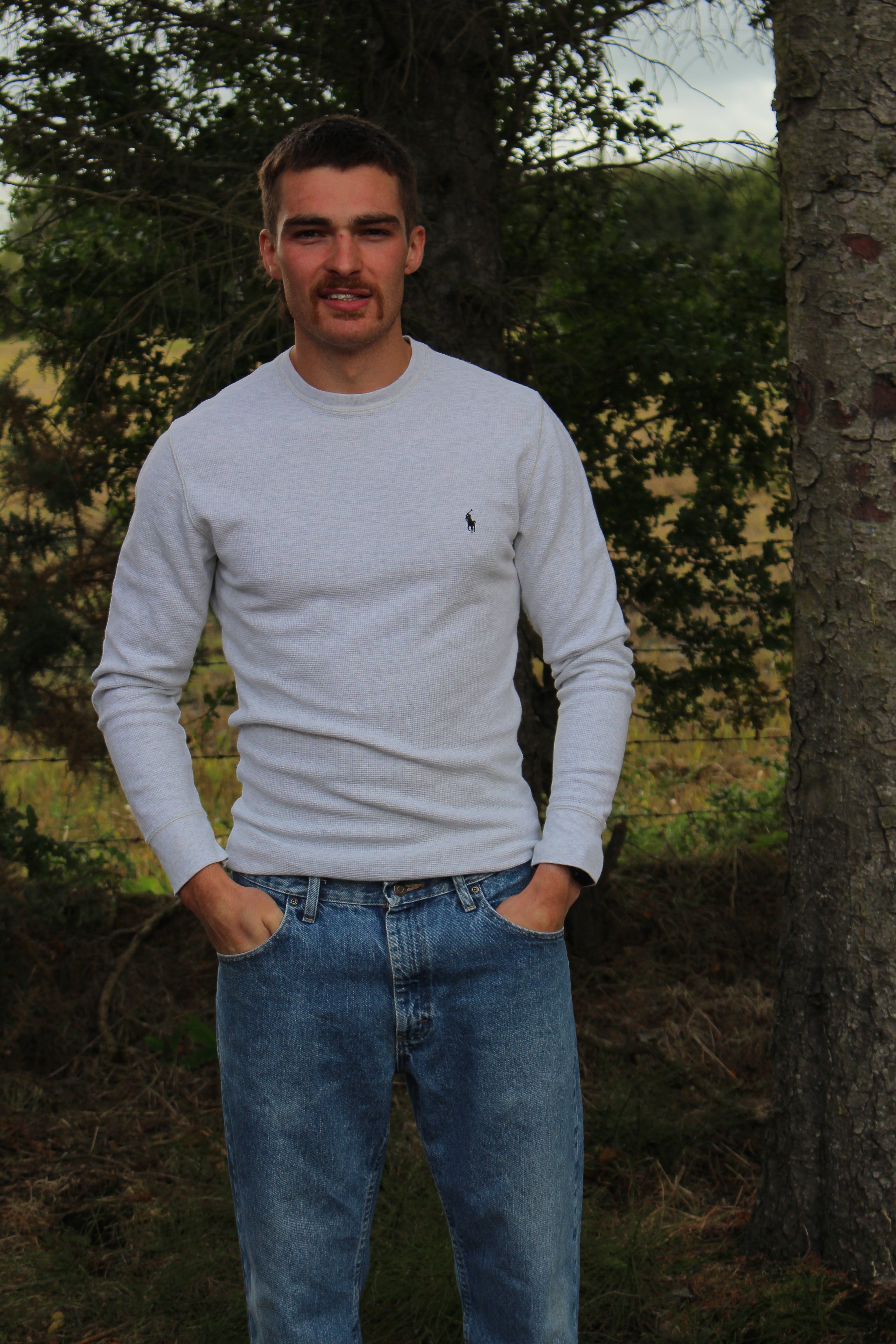 Ralph Lauren Long Sleeve Waffle Top