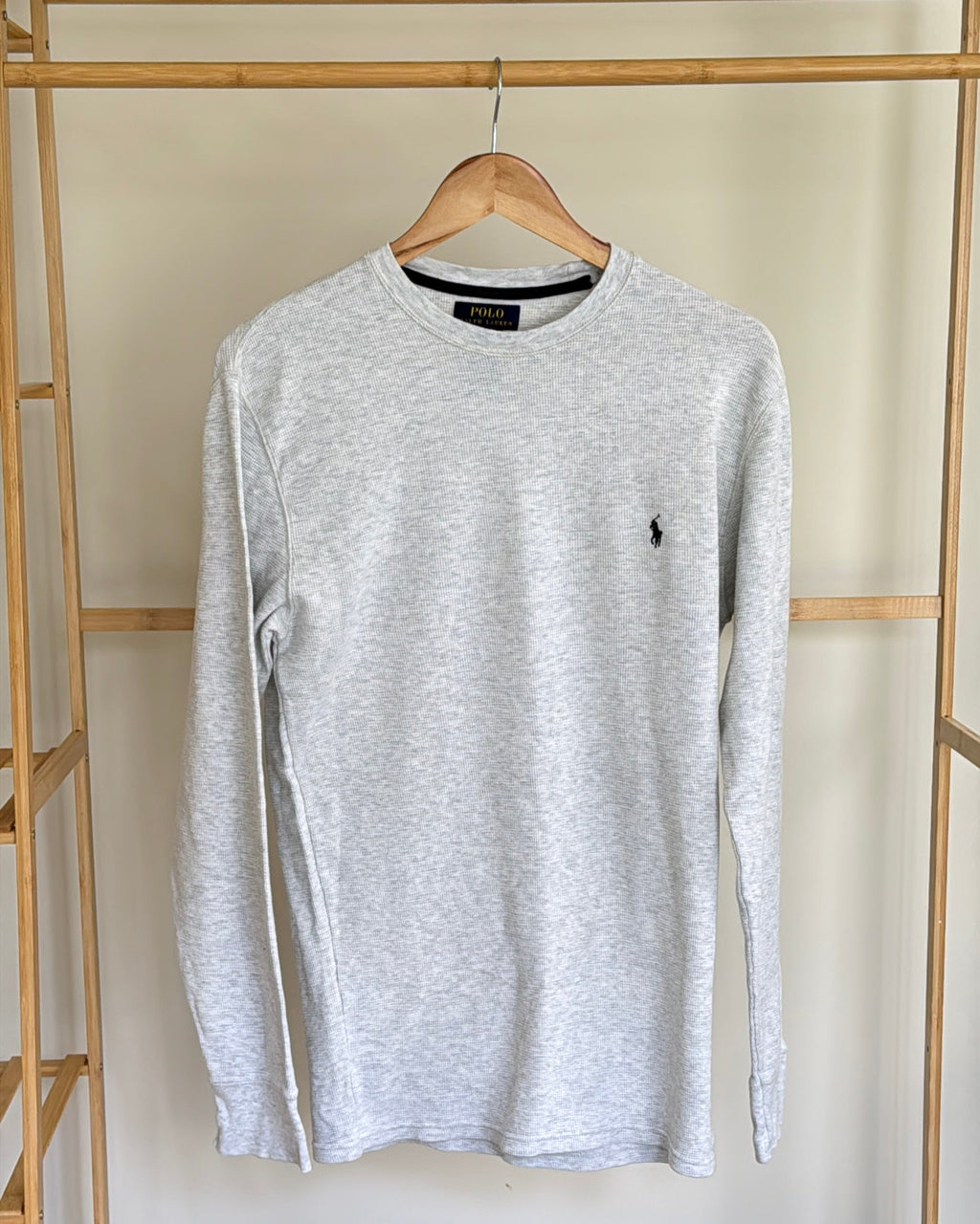 Ralph Lauren Long Sleeve Waffle Top