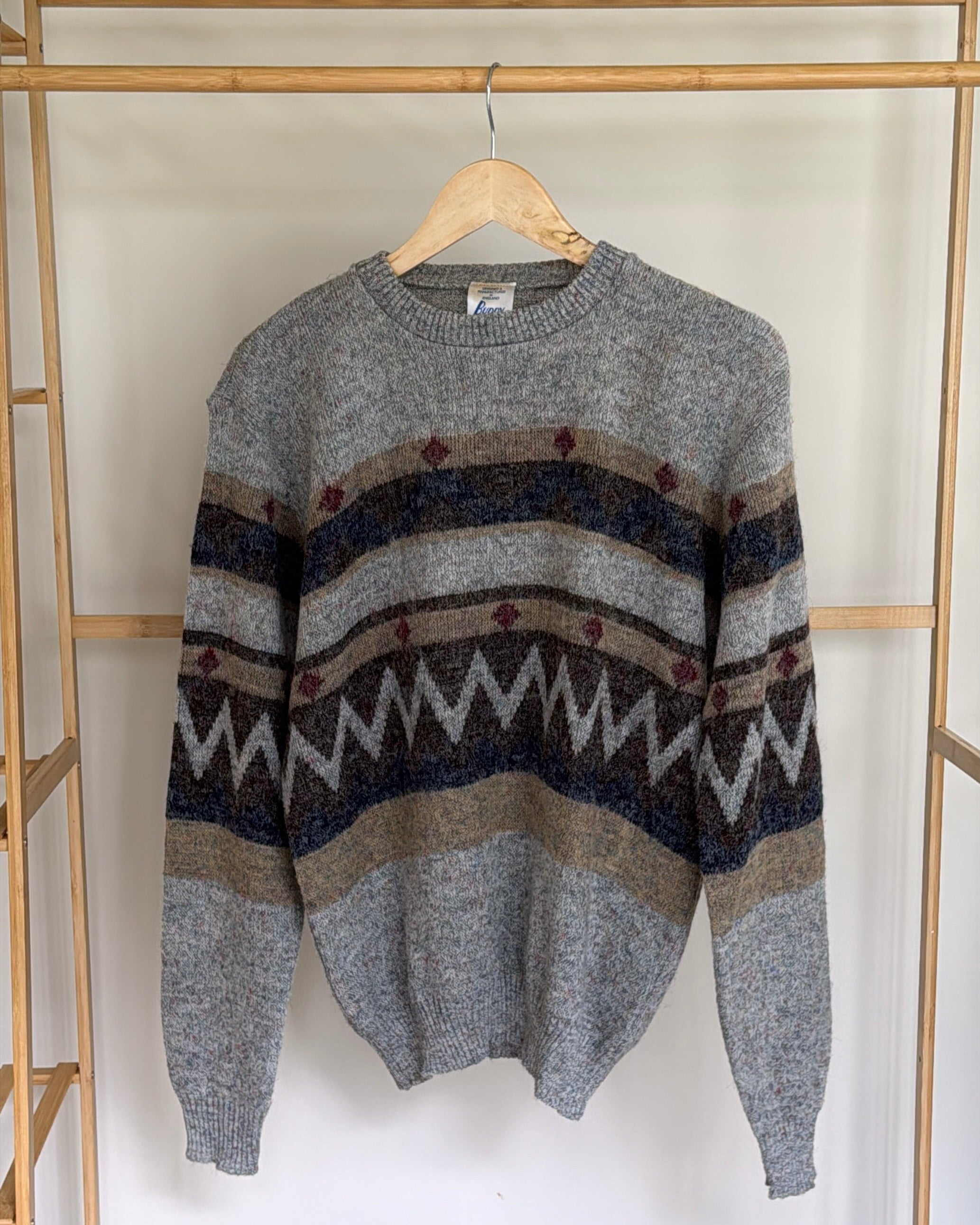 Buddy Vintage Grey Jumper