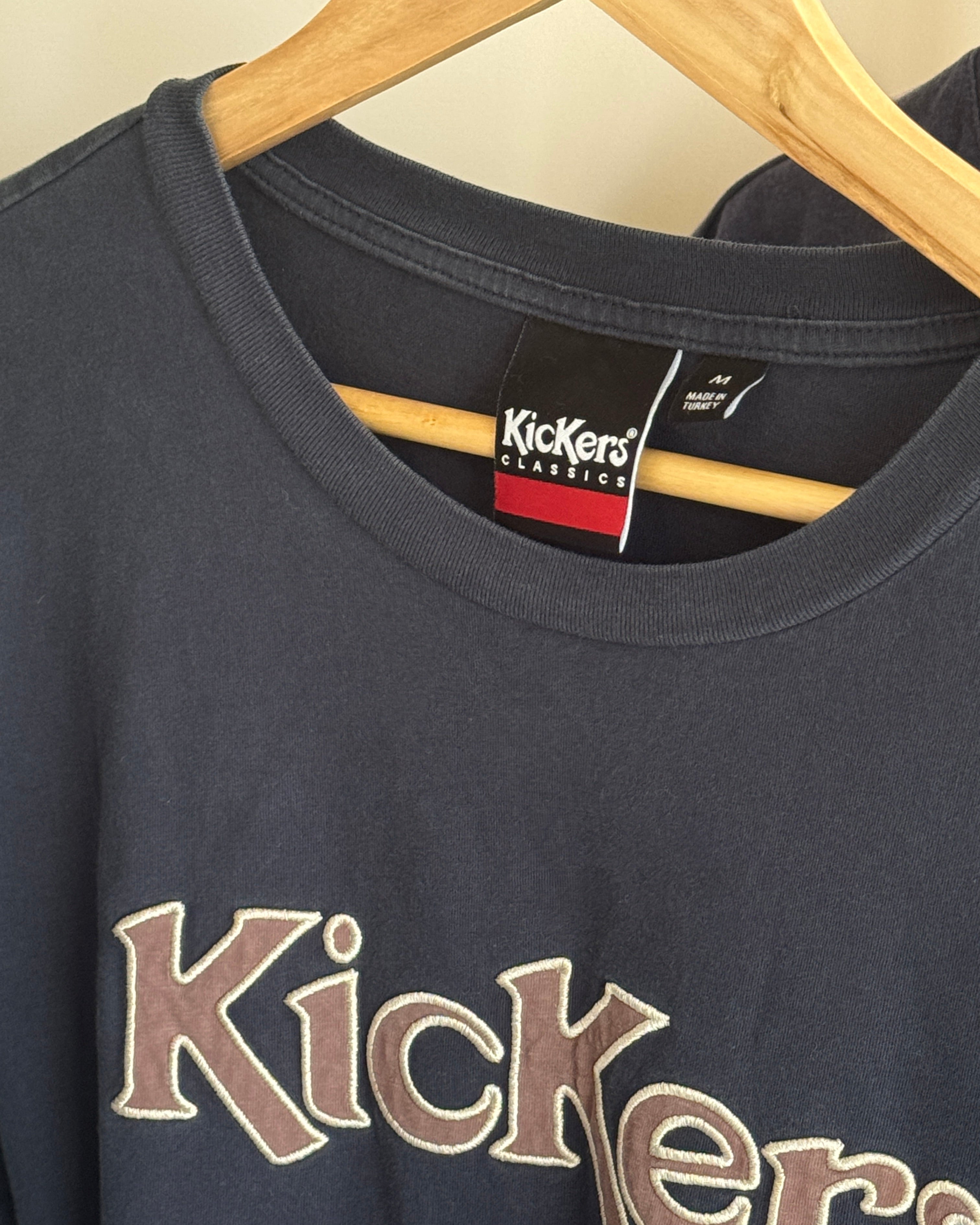 Kickers Long Sleeve Navy Top