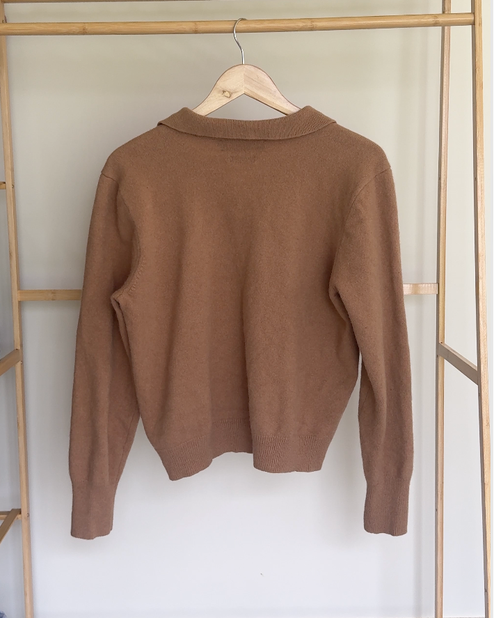 Ralph Lauren 100% Lambs Wool Collared Jumper