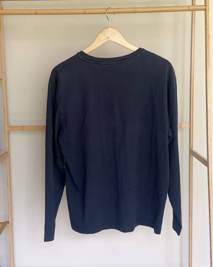 Kickers Long Sleeve Navy Top